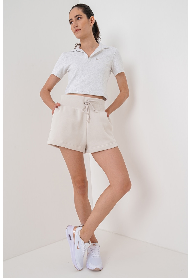 Tricou polo crop Essential