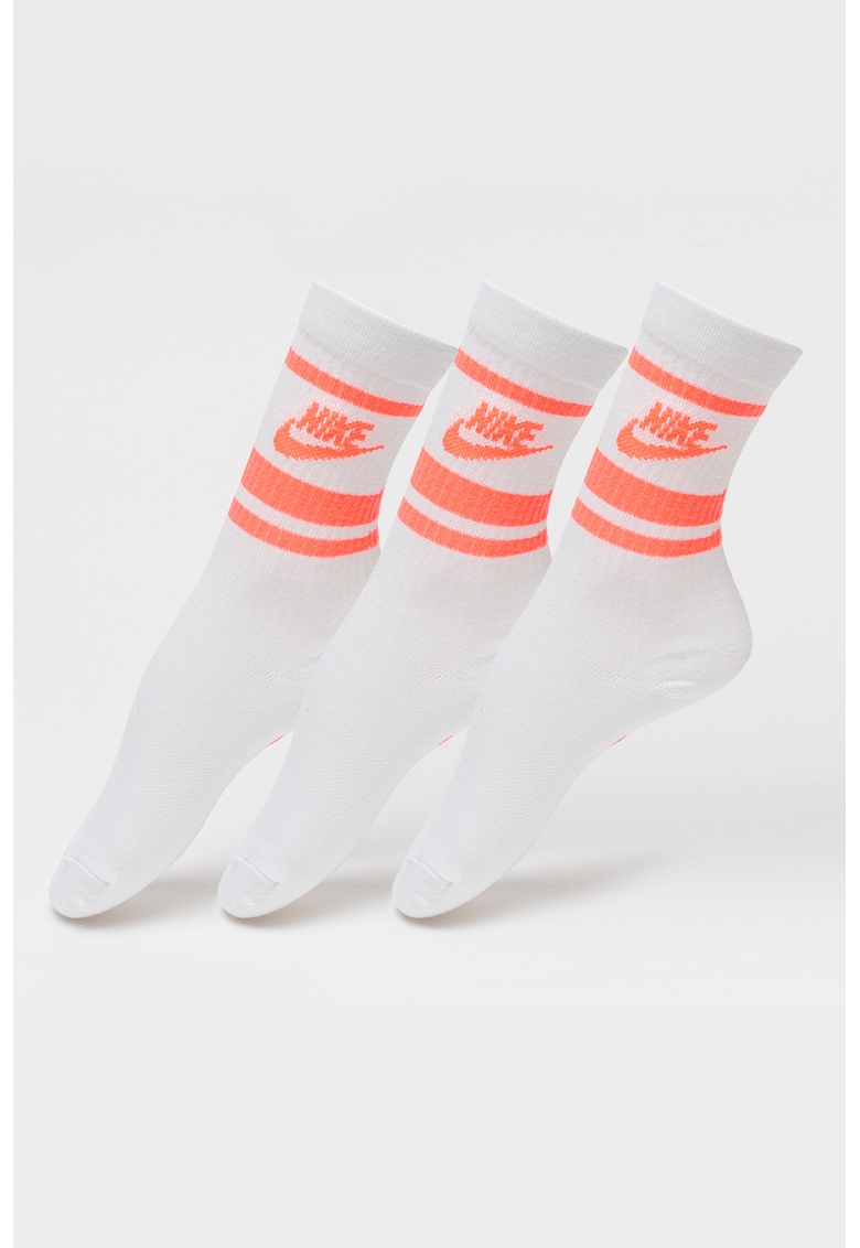 Set de sosete unisex cu imprimeu logo - 3 perechi