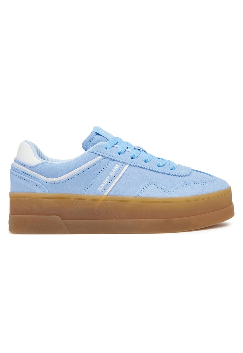 Pantofi sport  pentru Femei - the greenwich flatform suede - EN0EN02734-C12 - Albastru