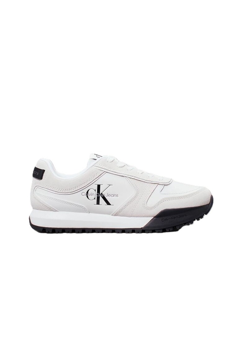 Pantofi sport pentru Barbati - toothy runner irregular lines - YM0YM00624-01W - Alb - Alb