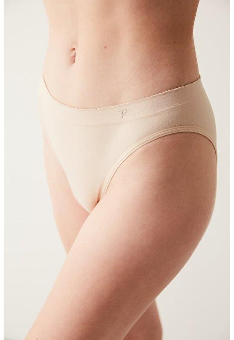 Set de chiloti cu model uni - 2 perechi