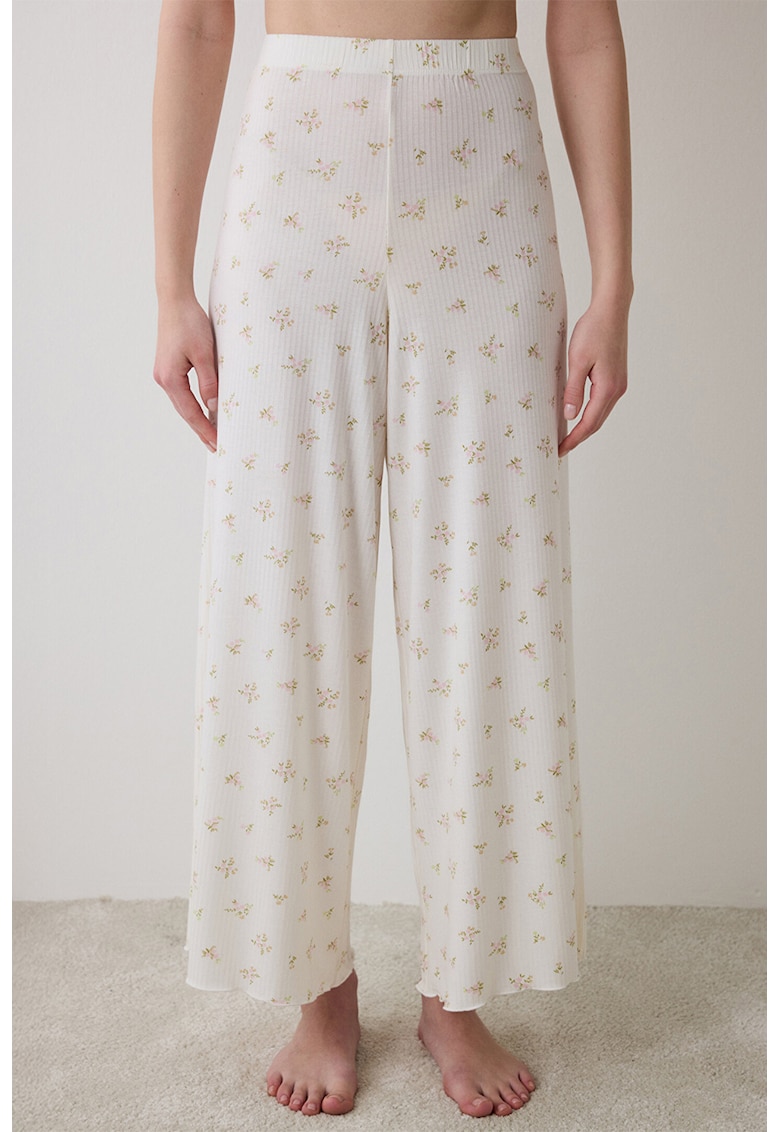 Pantaloni de pijama cu croiala ampla