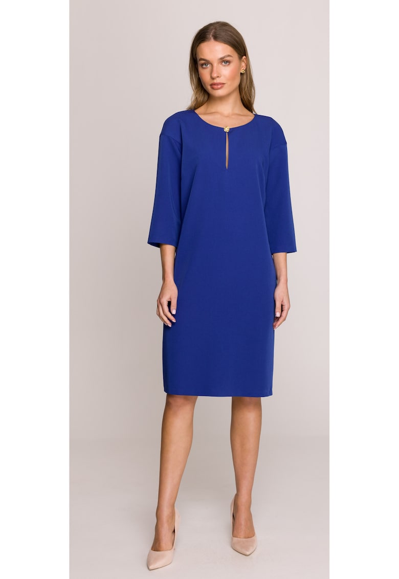 Rochie cu decupaj in forma de lacrima la decolteu -