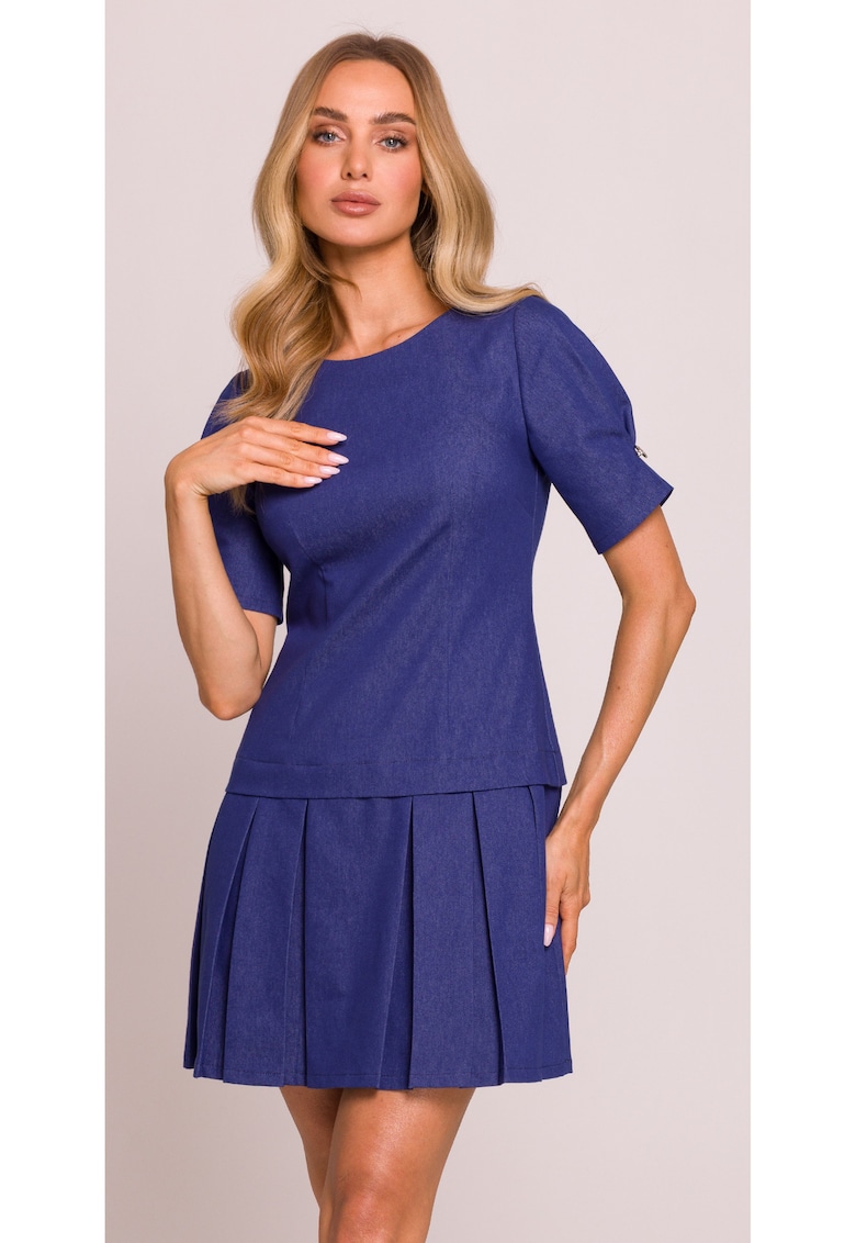 Rochie cu fusta plisata -