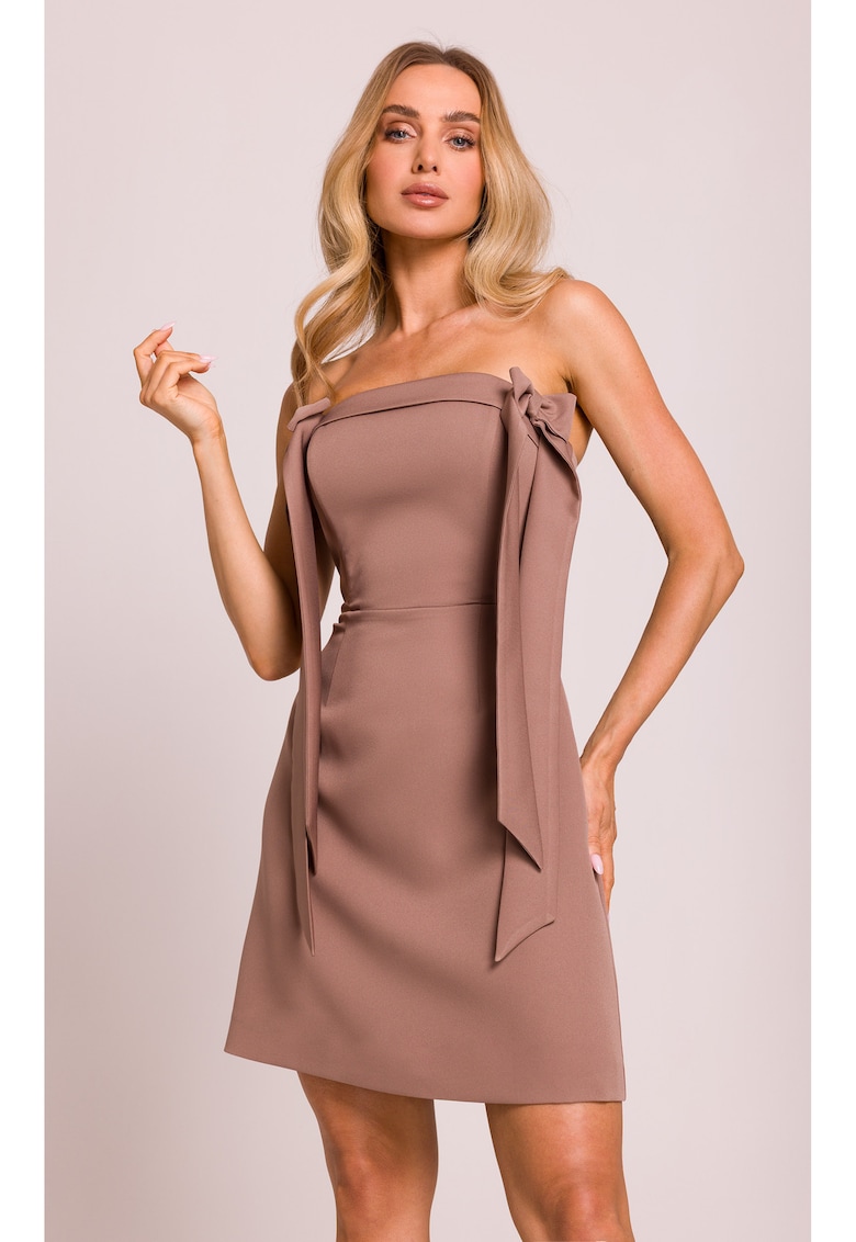 Rochie tip corset cu fundite -