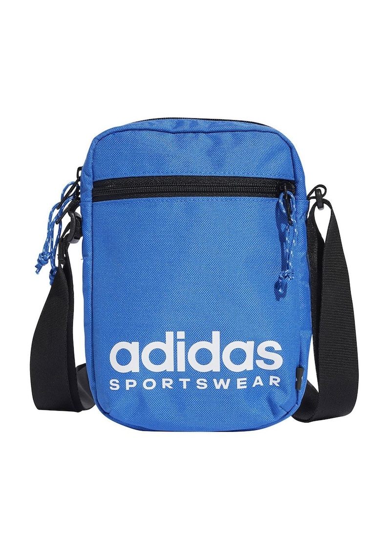 Geanta sport unisex - din material sintetic - albastru