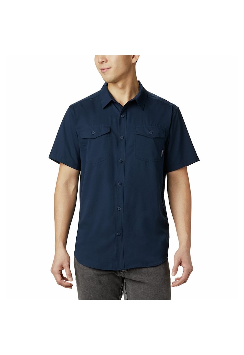 Columbia Camasa barbati bleumarin - elegant - elastan