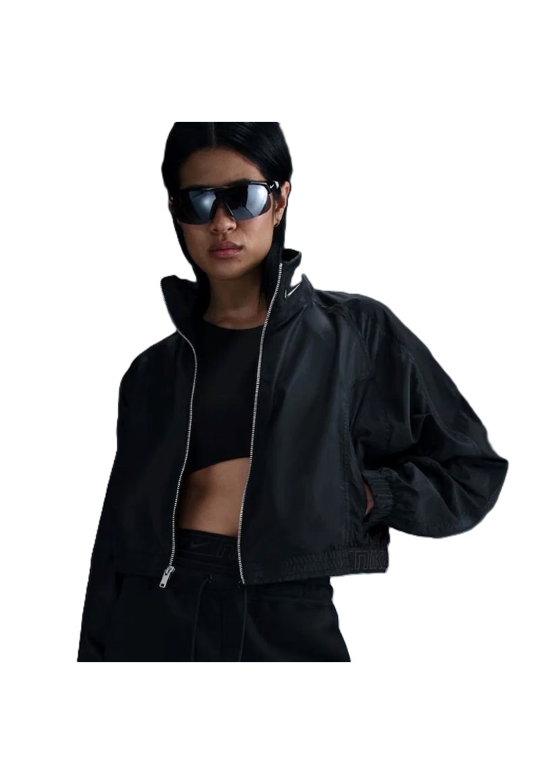 Jacheta  pentru Femei - w nsw jkt wvn street gls - HV6523-010 - Negru