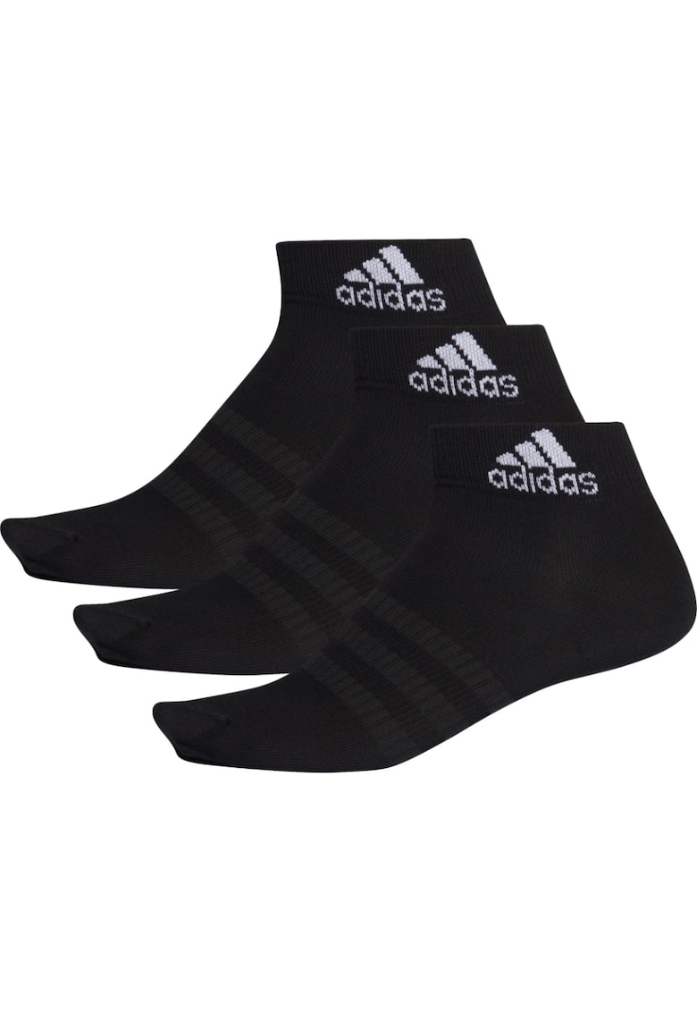 Set 3 perechi sosete Light Ankle - negru