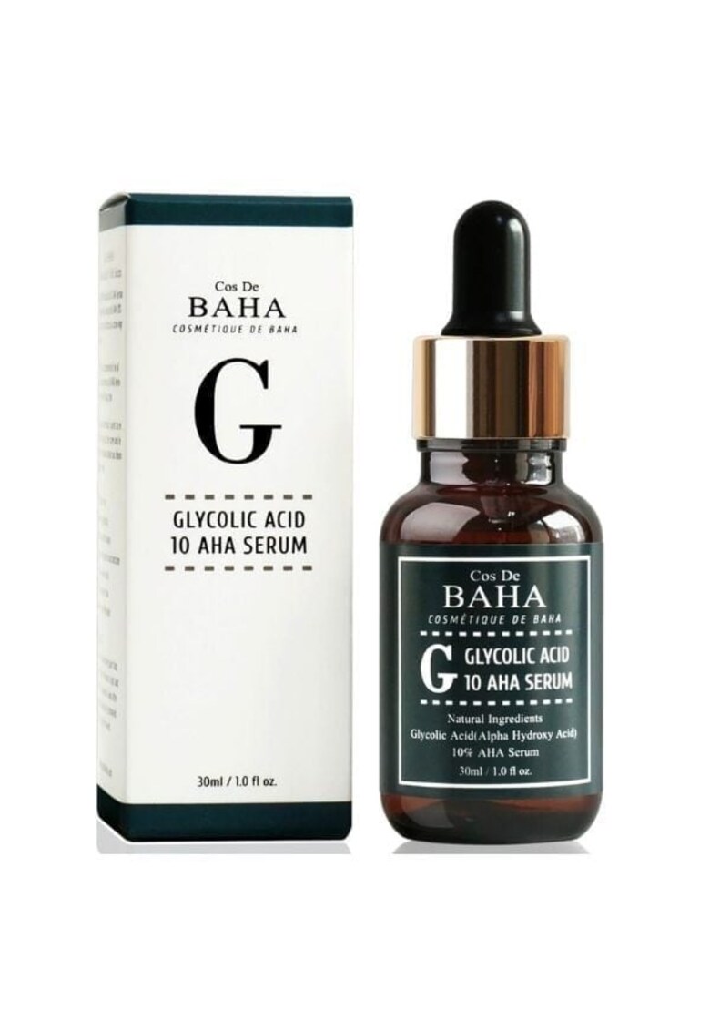 Serum facial cu acid glicolic 10% AHA - 30ml