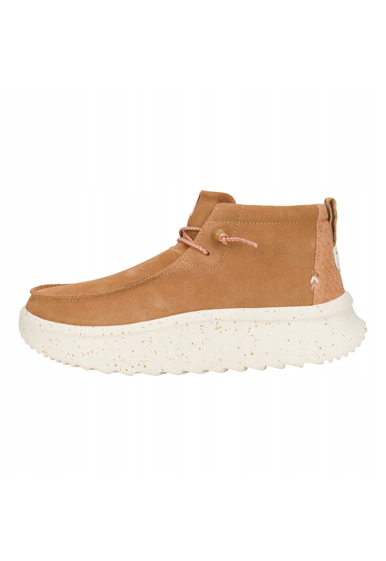 Ghete Chelsea de piele naturala pentru Femei - Wendy Peak Hi Suede - Maro - Maro