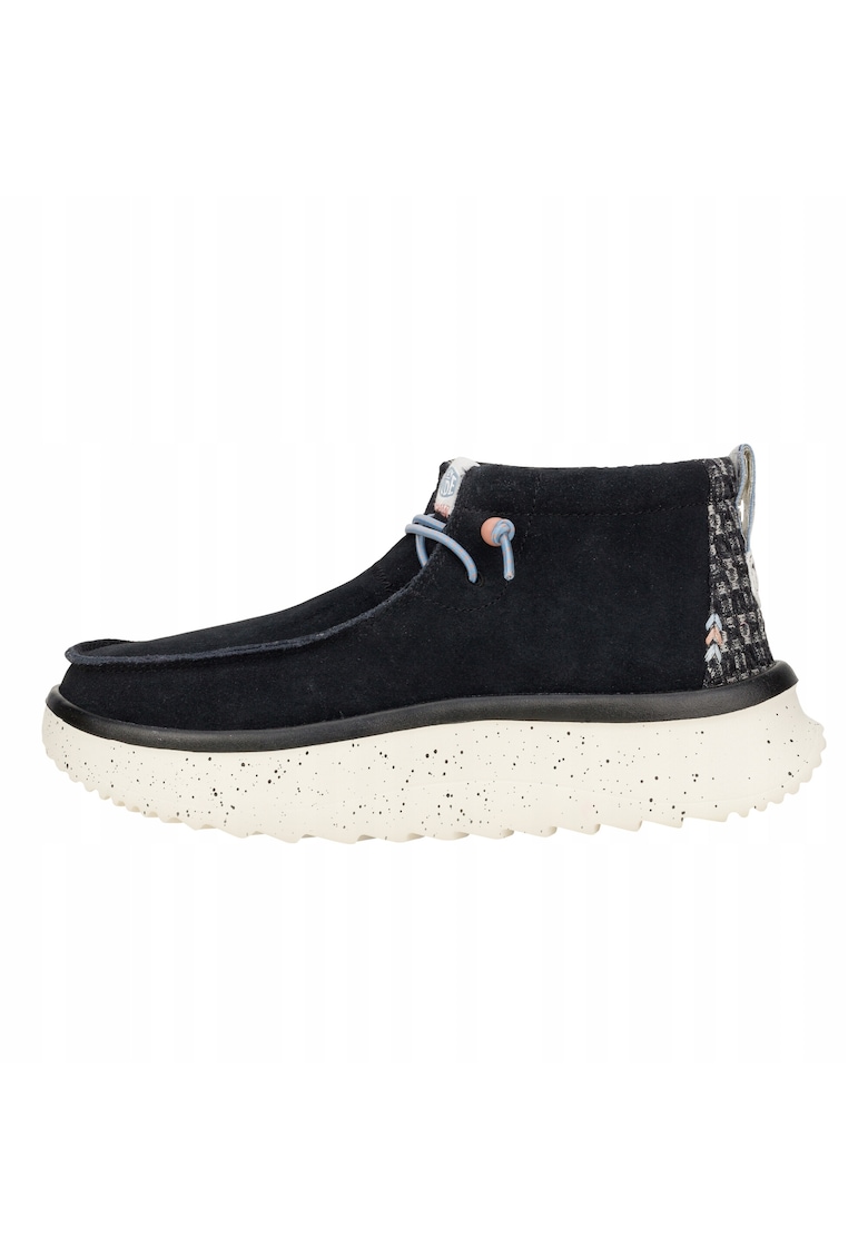 WENDY PEAK HI SUEDE 41951 - Negru