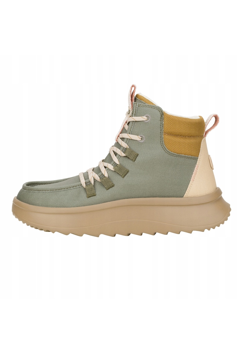 Ghete Chelsea de piele naturala pentru Femei - Wendy Peak Apres Twill - Verde