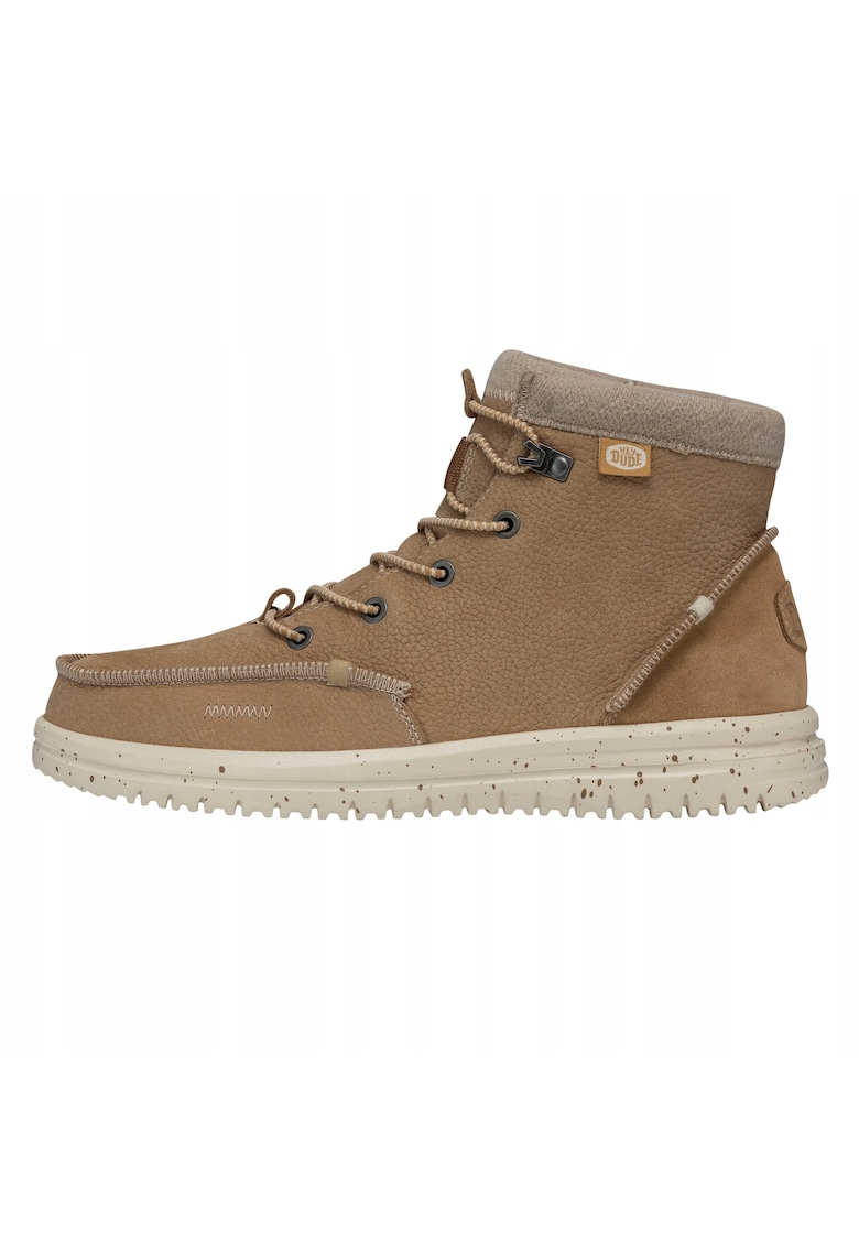 Ghete Chelsea de piele naturala pentru Femei - Bradley Boot Leather - Maro