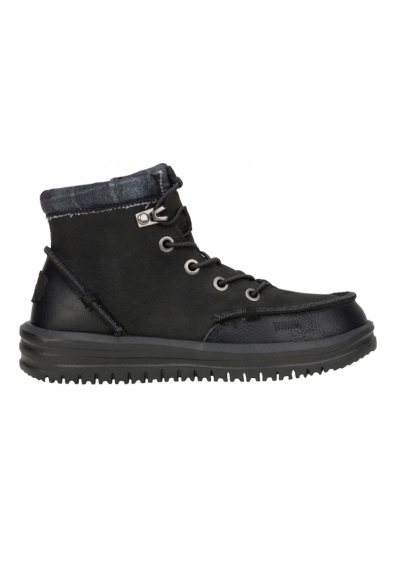 Pantofi Copii Cizme Iarna Piele - Bradley Youth Classic - Negru - Negru