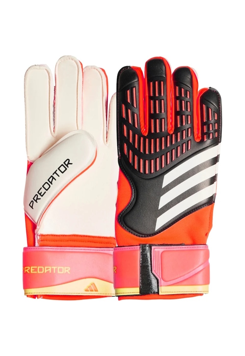 Manusi portar Predator Match - negru/alb/roz