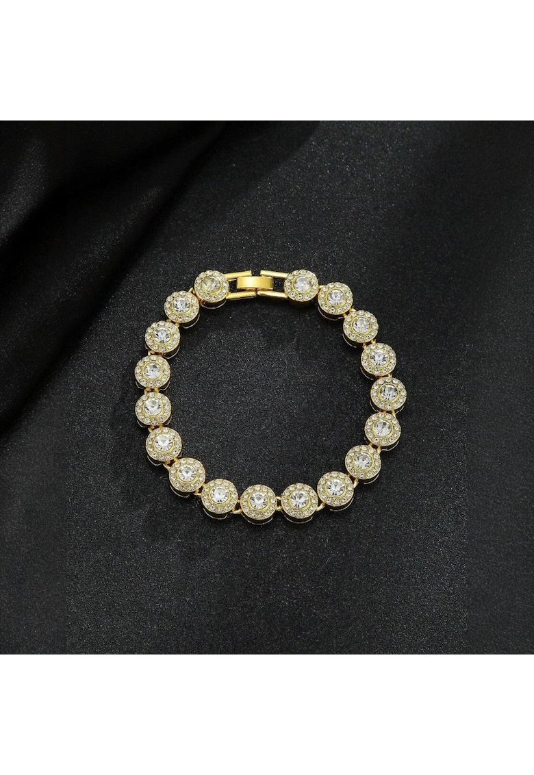 Bratara tennis luxury - aurie - cu pietre - Christa C9