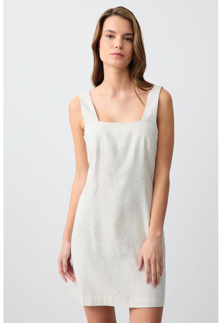 Rochie mini cu decolteu patrat