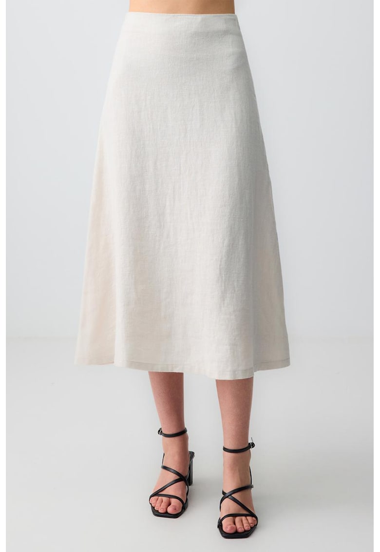 Fusta midi uni de in