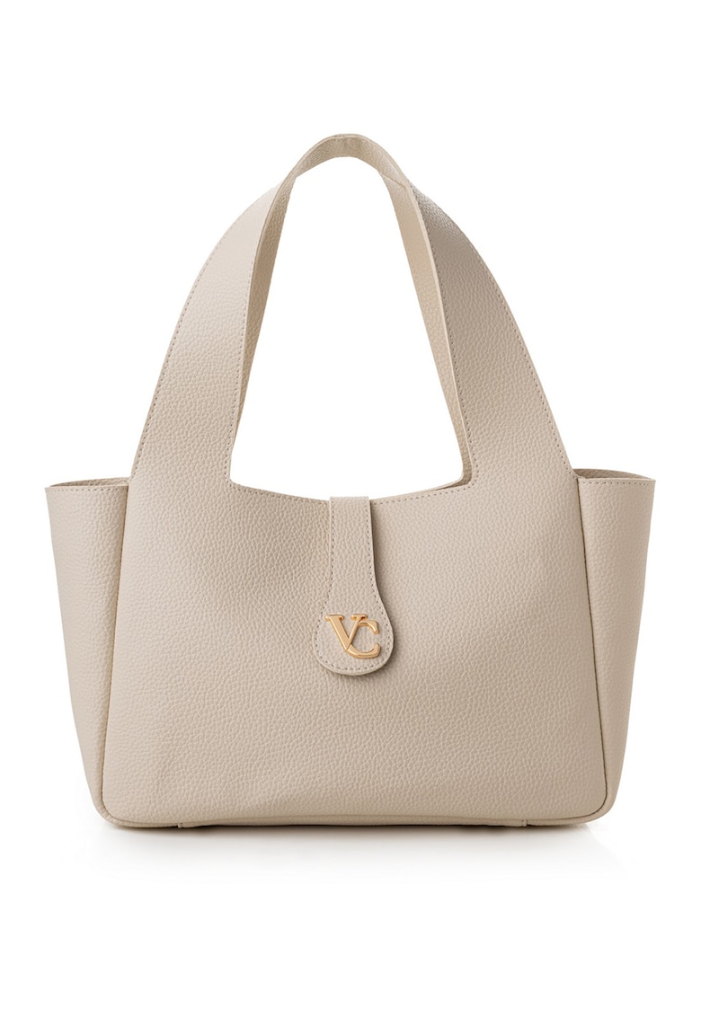 Geanta de piele ecologica cu logo metalic