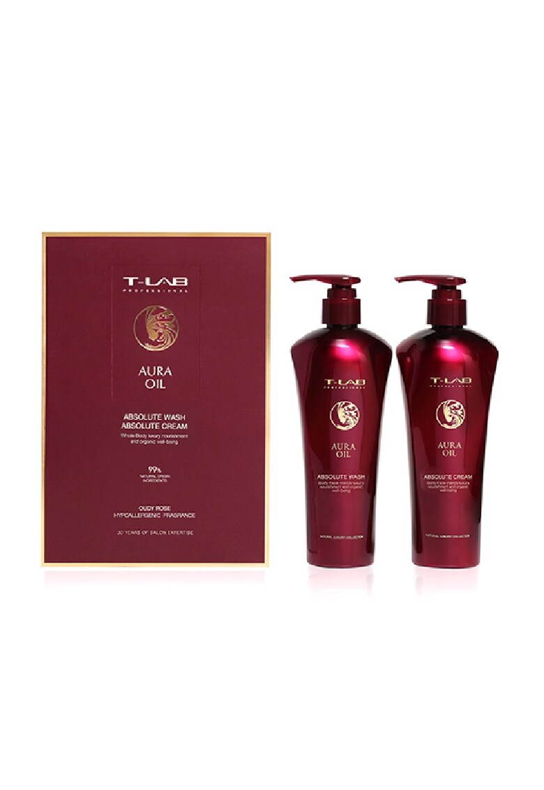 Set cadou Aura Oil Duo Sampon - 300 ml + Tratament - 300 ml