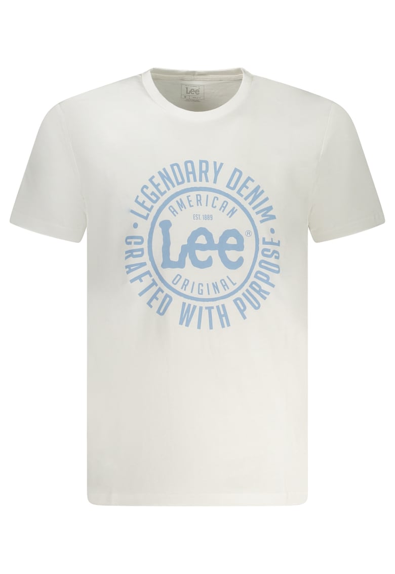 Tricou barbati - 100% bumbac - Alb - LMG0064 - Alb