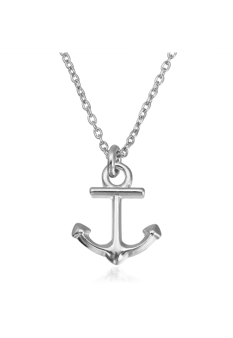 Colier Argint 925 placat cu rodiu cu pandantiv - Anchor