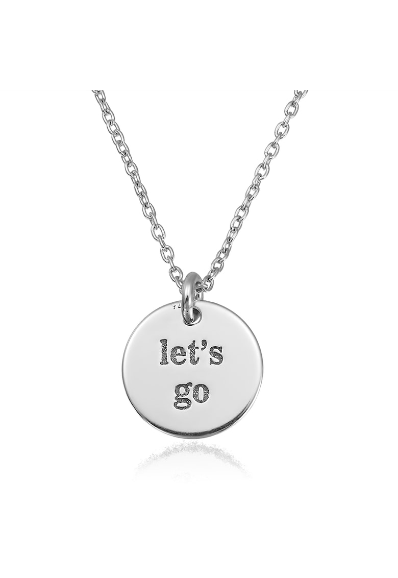 Colier Argint 925 placat cu rodiu - Let's go