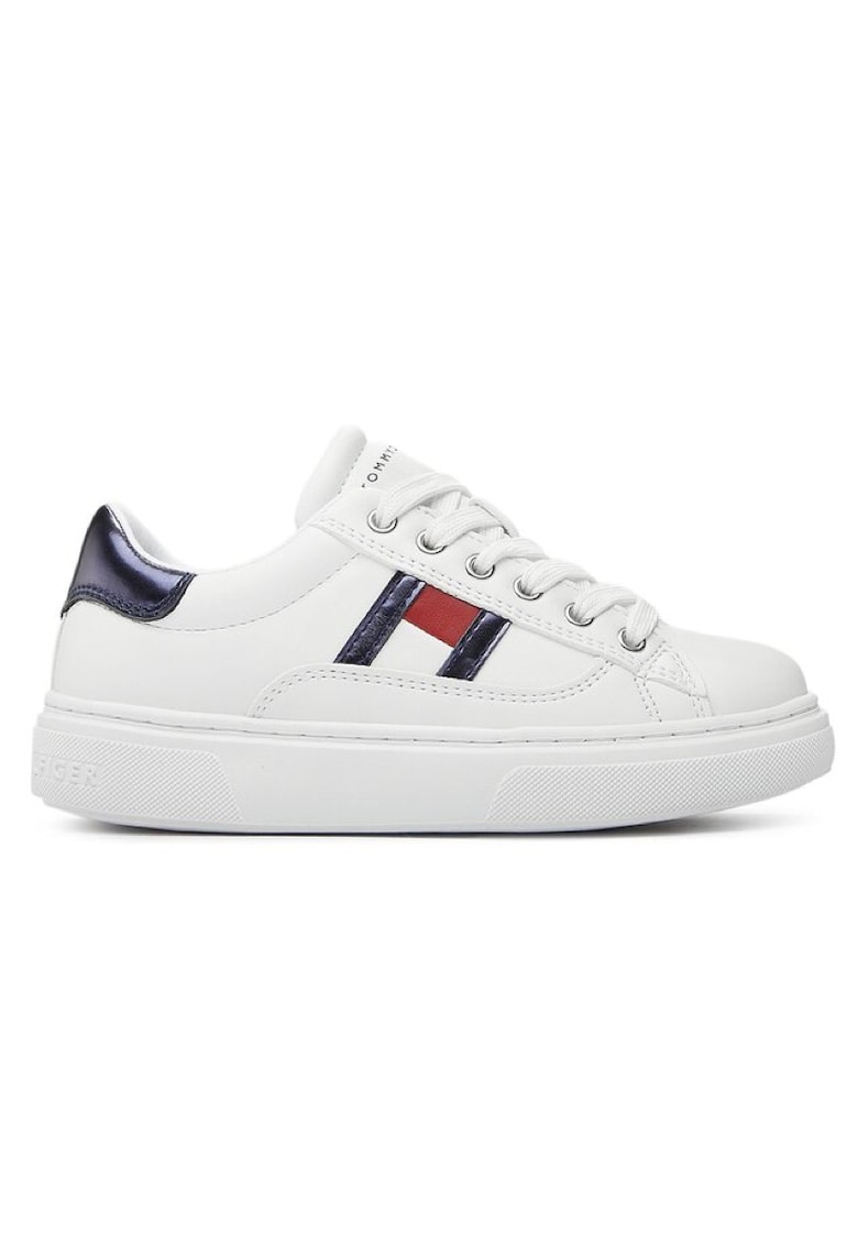 Pantofi sport  pentru Fete - flag low cut lace-up sneaker - T3A9-32966-1355A473 - Alb