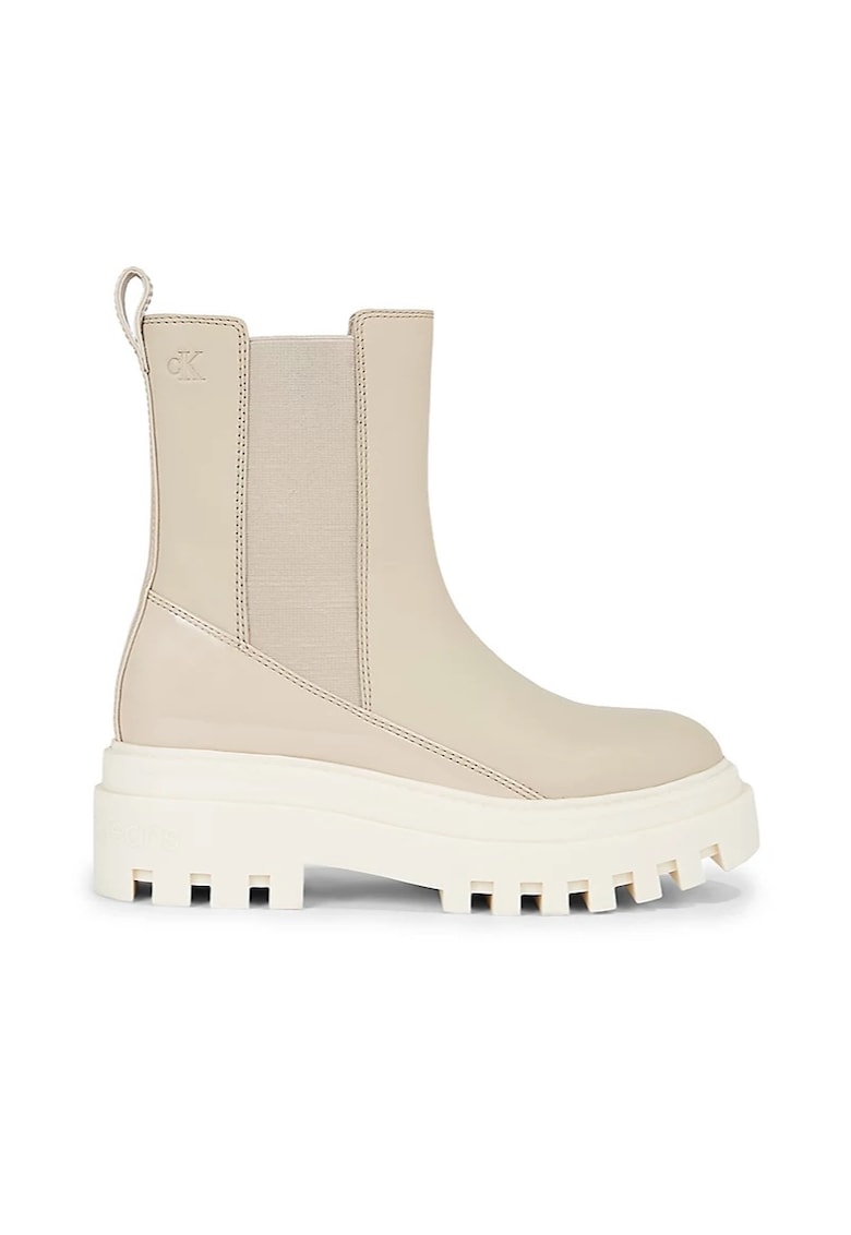 Ghete  pentru Femei - chunky boot chelsea lth - YW0YW01286-PA5 - Gri