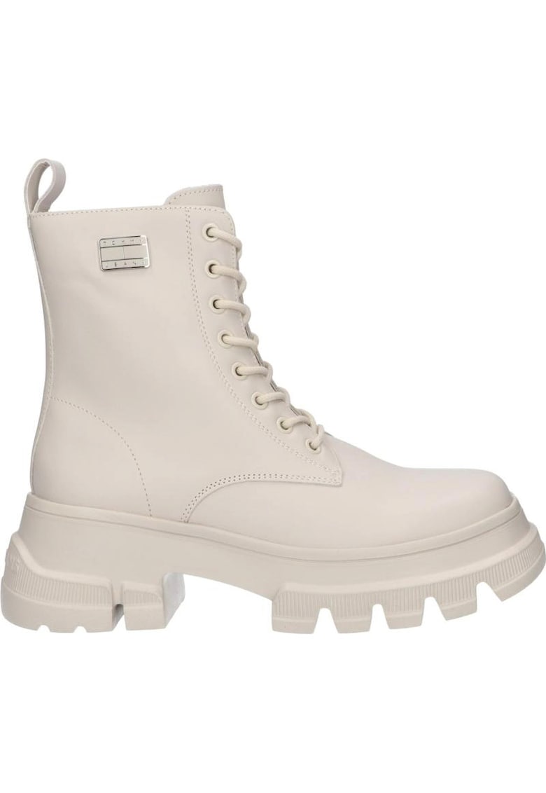 Ghete pentru Femei - tjw chunky leather boot - EN0EN02503-AEV - Bej Ghete pentru Femei - tjw chunky leather boot - EN0EN02503-AEV - Bej