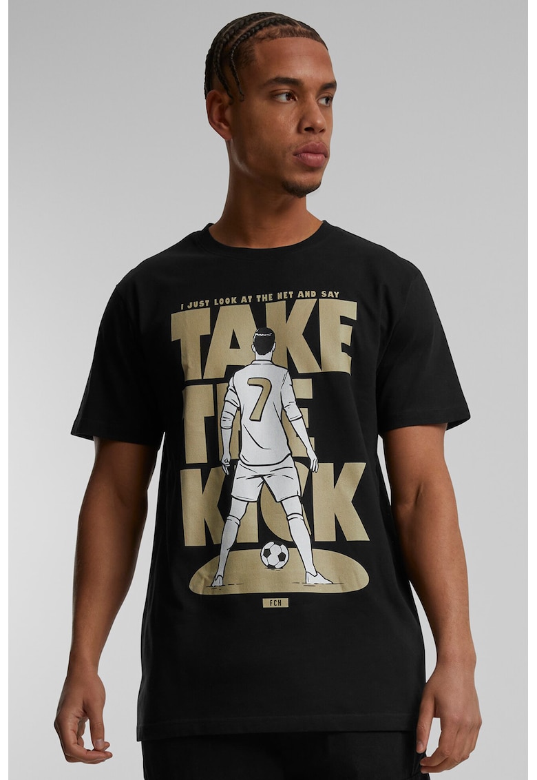 Tricou de bumbac cu imprimeu Tricou de bumbac cu imprimeu