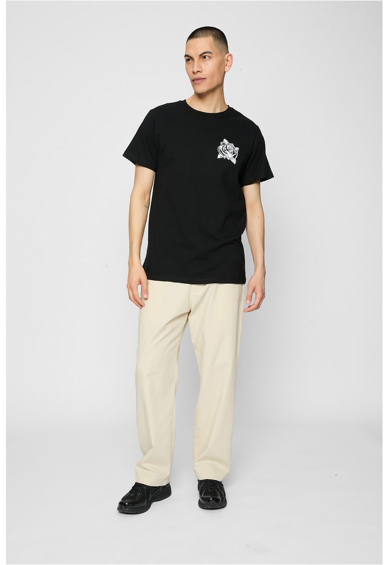 Tricou cu imprimeu discret pe piept Tricou cu imprimeu discret pe piept