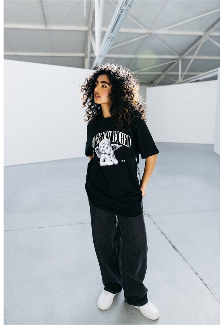 Tricou lejer unisex cu imprimeu Tricou lejer unisex cu imprimeu