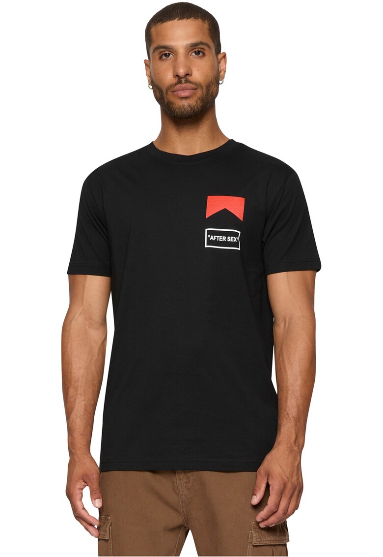 Tricou din bumbac cu imprimeu - Rosu/Alb/Negru