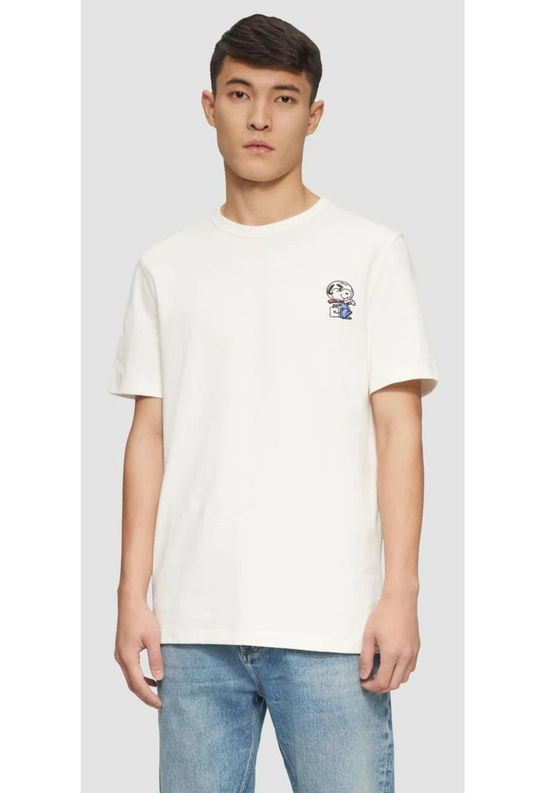 Tricou barbati cu decolteu la baza gatului - croiala Regular Fit -