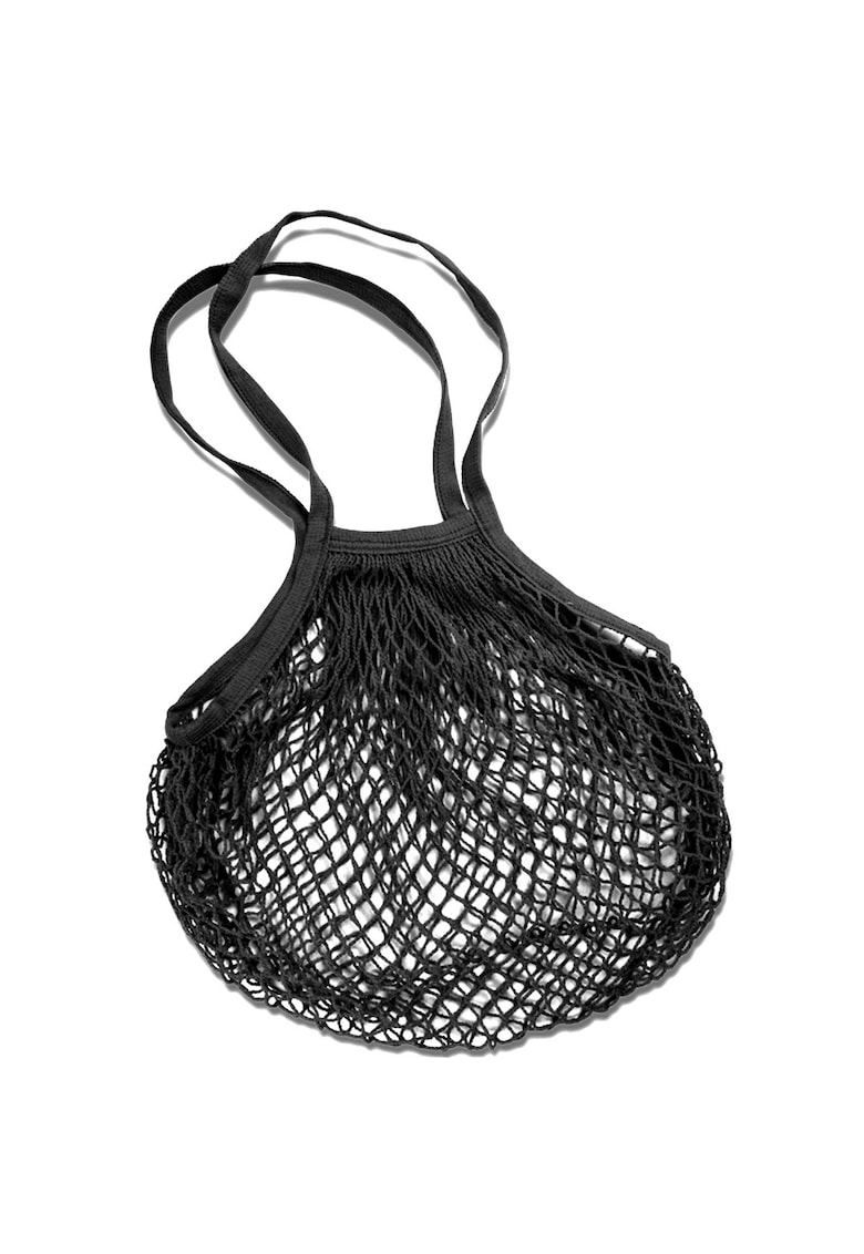 Sacosa Cumparaturi - Tip plasa - - Negru - 38 x 32 cm