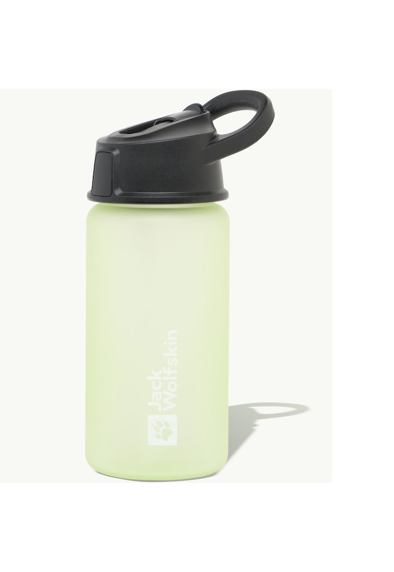 Bidon hidratare cu pai Saima Straw - Negru/Verde deschis - 500 ml