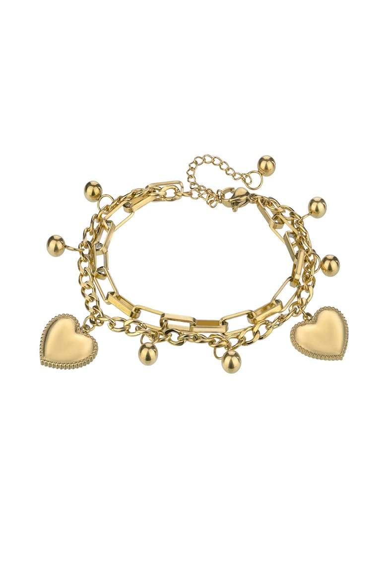 Bratara din otel inoxidabil placata cu aur de 18K