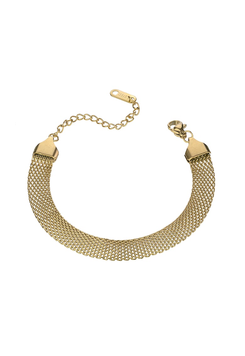 Bratara din otel inoxidabil placata cu aur de 18K - Auriu