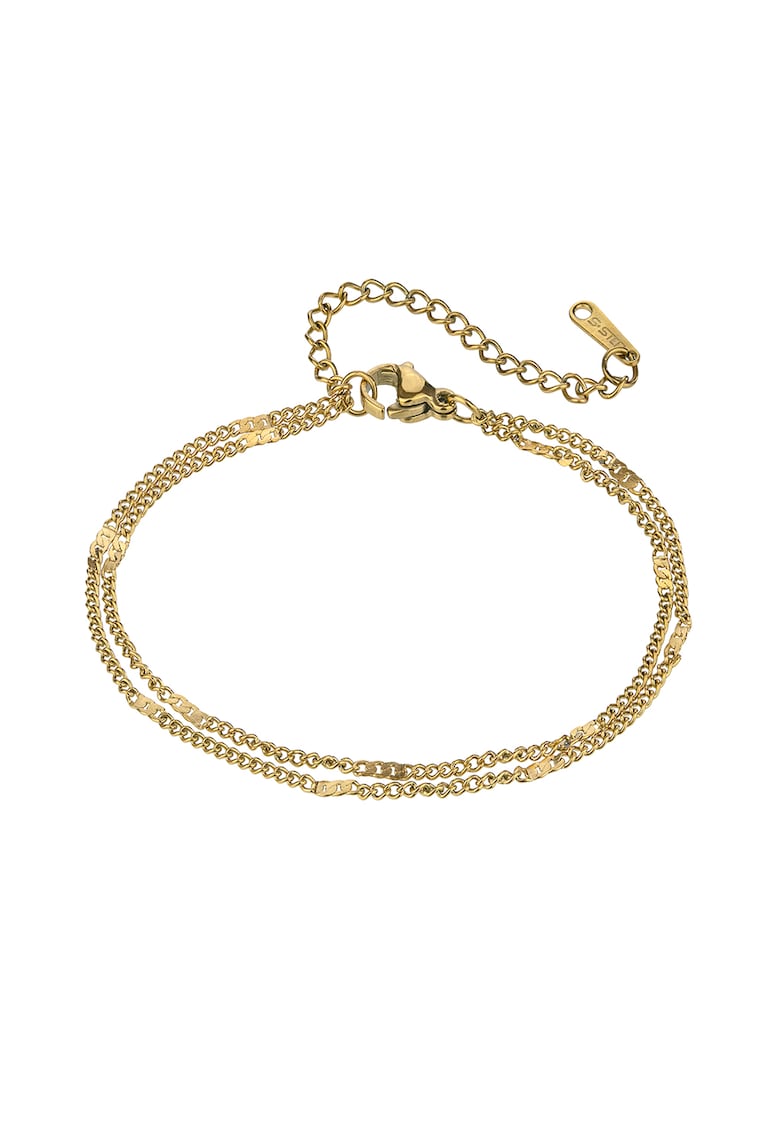 Bratara din otel inoxidabil placata cu aur de 18K