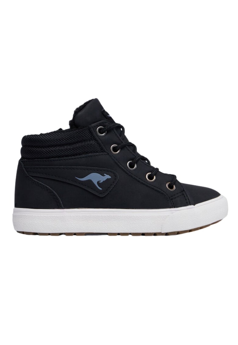 Kangaroos Pantofi sport copii - textil - talpa cauciuc - negru -