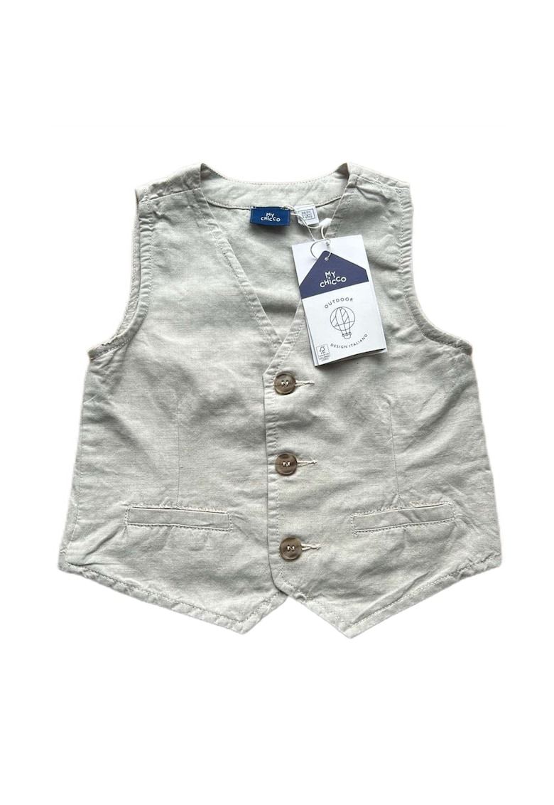 Vesta din amestec de in si bumbac