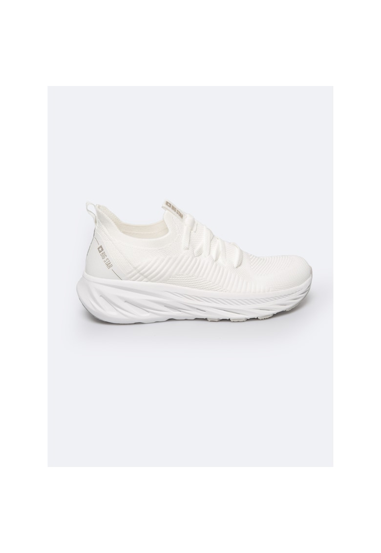 Tenisi slip-on cu insertii din plasa