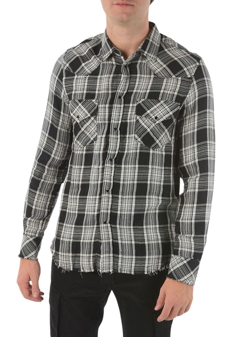 Camasa barbati S-East - bumbac - negru -