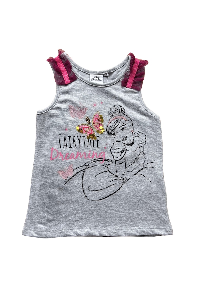 Maiou fete - Princess Disney - Bumbac - Gri -