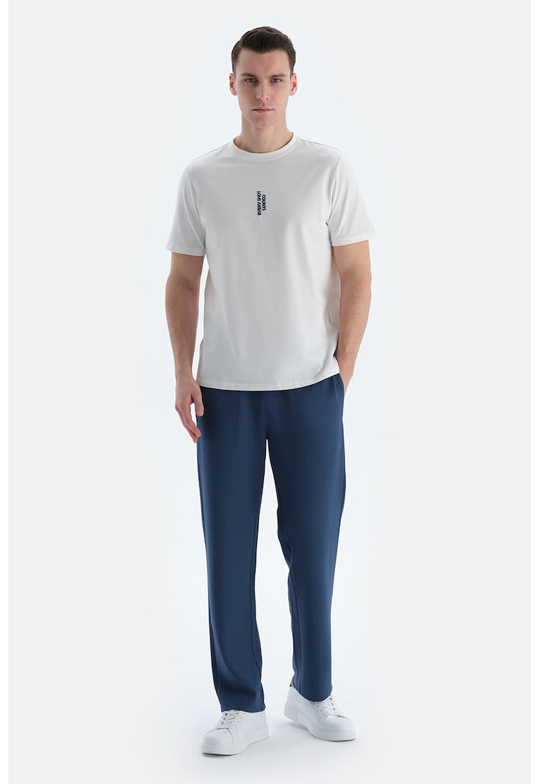 Pantaloni din amestec de modal cu snur de ajustare