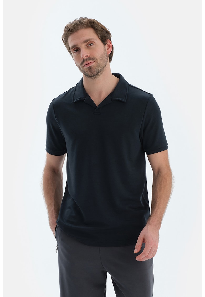 Tricou polo din amestec de modal Tricou polo din amestec de modal