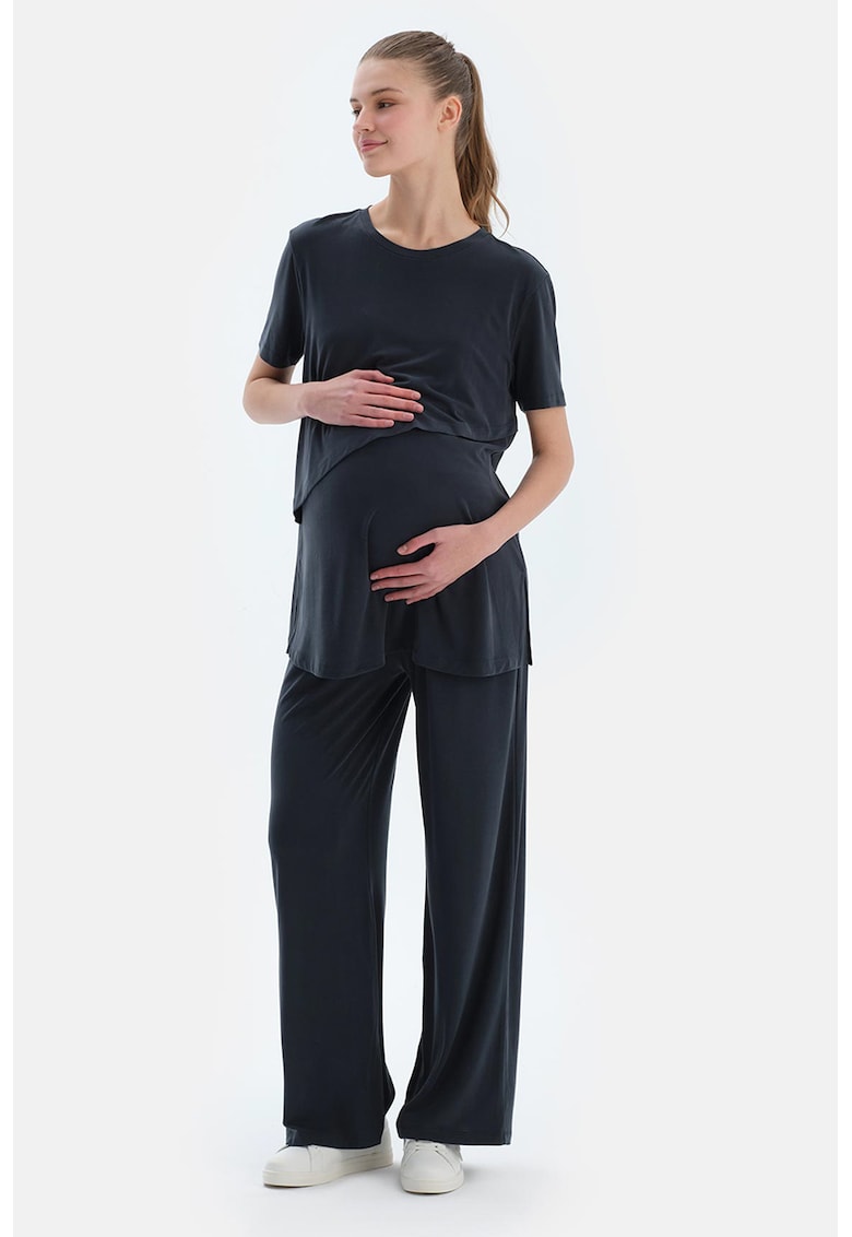 Pantaloni din amestec de modal pentru gravide