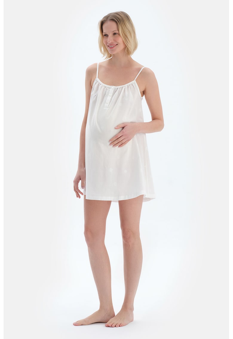 Camasa de noapte fara maneci pentru gravide Camasa de noapte fara maneci pentru gravide